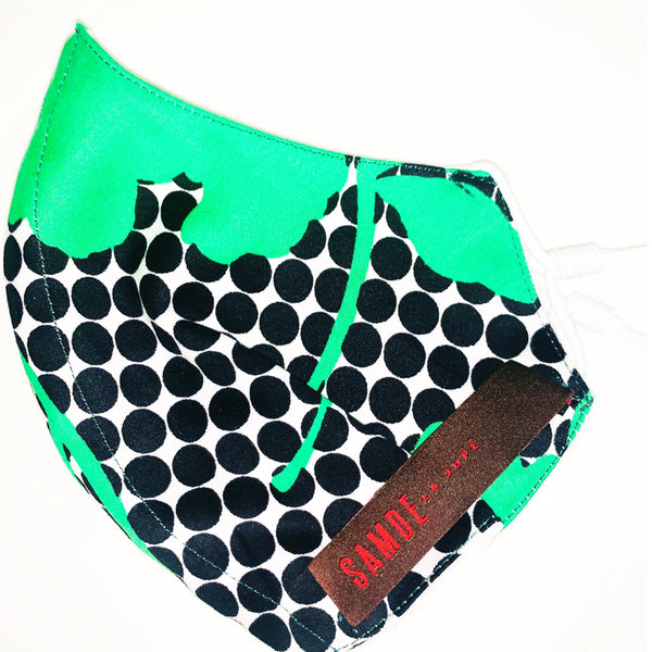 Reusable Face Cloth Cover, COTTON SATEEN & LINEN