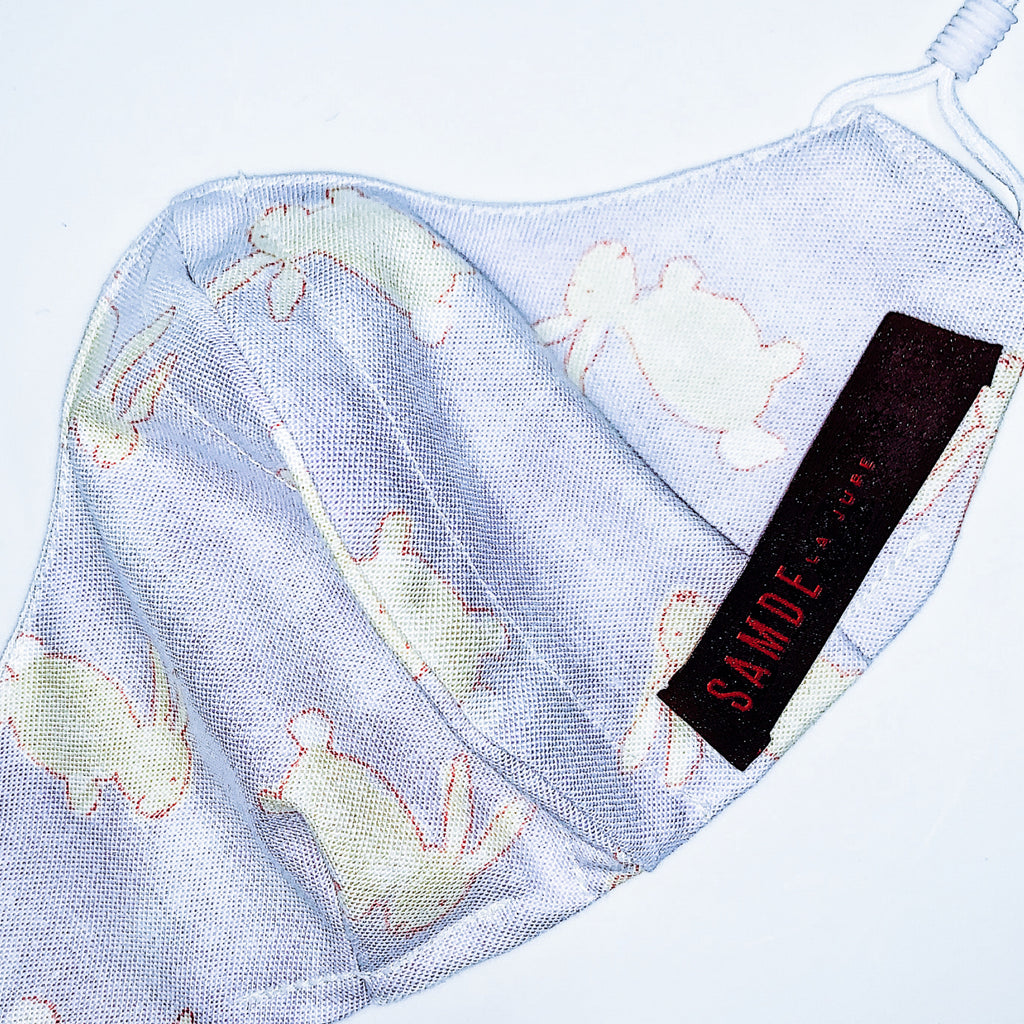 Reusable Cloth Face Cover, COTTON PRINT & LINEN