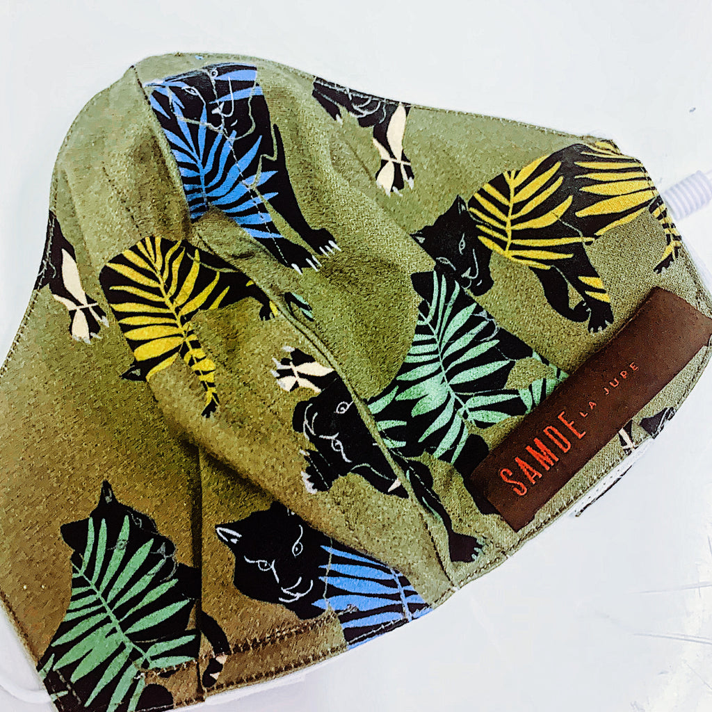 Reusable Cloth Face Cover, COTTON PRINT & LINEN