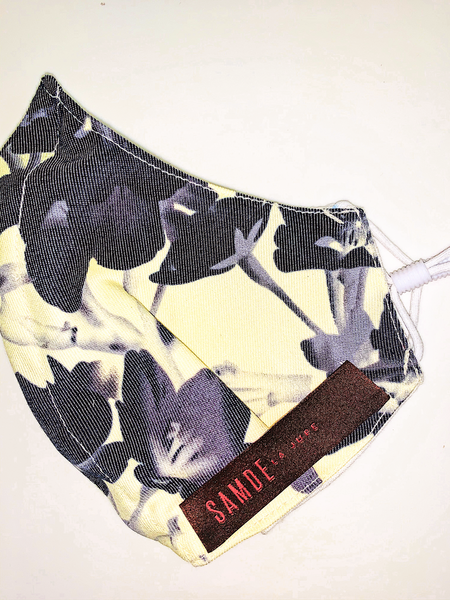 Reusable Cloth Face Cover, COTTON TWILL PRINT (Lightweight) & LINEN