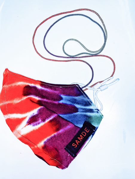 Reusable Face Cloth Cover & Neckpiece Promotional Set, COTTON JERSEY & LINEN