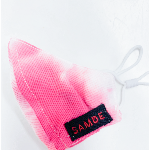 Reusable Face Cloth Cover, COTTON RIBBED JERSEY KNIT & LINEN