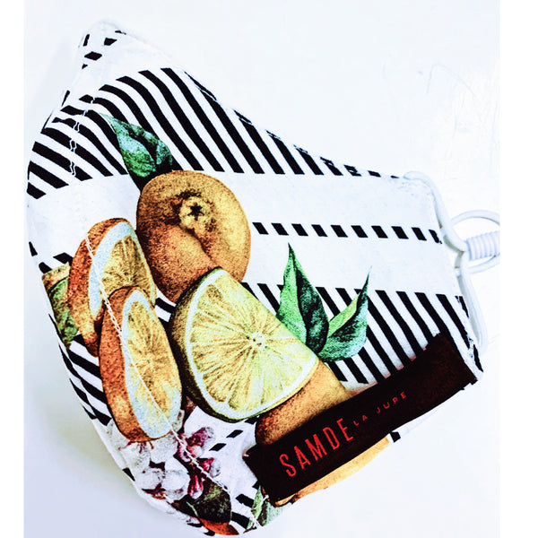 Reusable Cloth Face Cover, COTTON SATEEN & LINEN