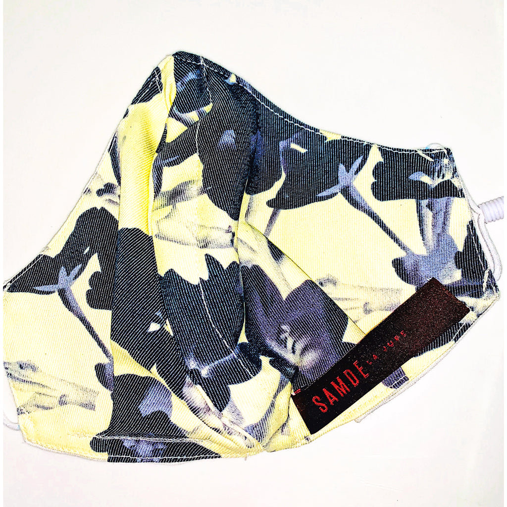 Reusable Cloth Face Cover, COTTON TWILL PRINT (Lightweight) & LINEN