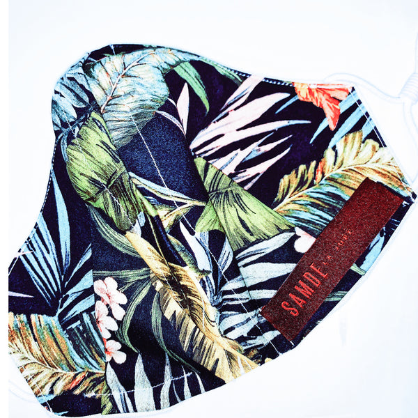 Reusable Cloth Face Cover, COTTON SATEEN & LINEN