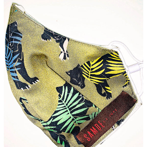 Reusable Cloth Face Cover, COTTON PRINT & LINEN