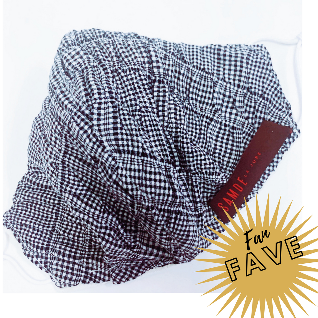 Reusable Cloth Face Cover, COTTON & LINEN