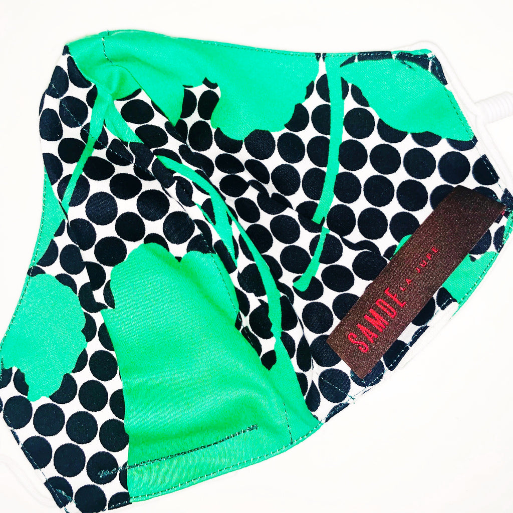 Reusable Face Cloth Cover, COTTON SATEEN & LINEN