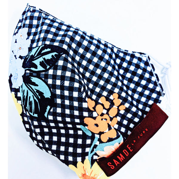 Reusable Cloth Face Cover, COTTON PRINT & LINEN