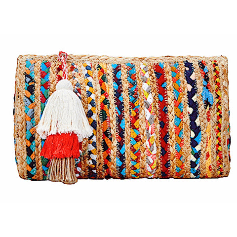 Braided Jute Clutch