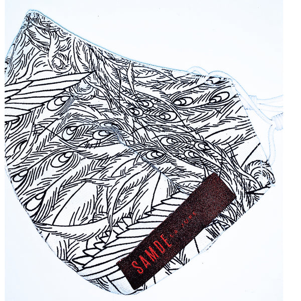 Reusable Cloth Face Cover, COTTON TWILL PRINT (Lightweight) & LINEN