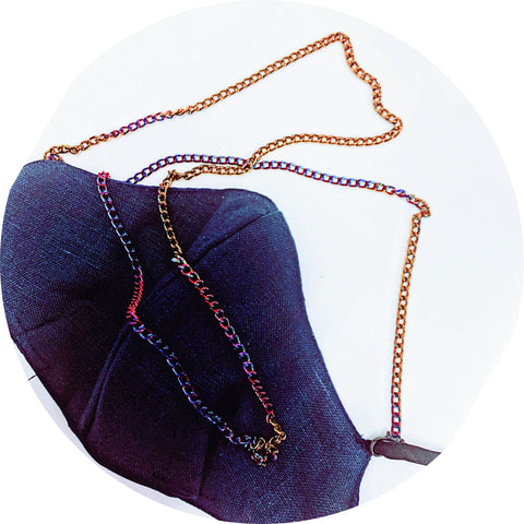Rainbow Chain-Link For Cloth Face Covers