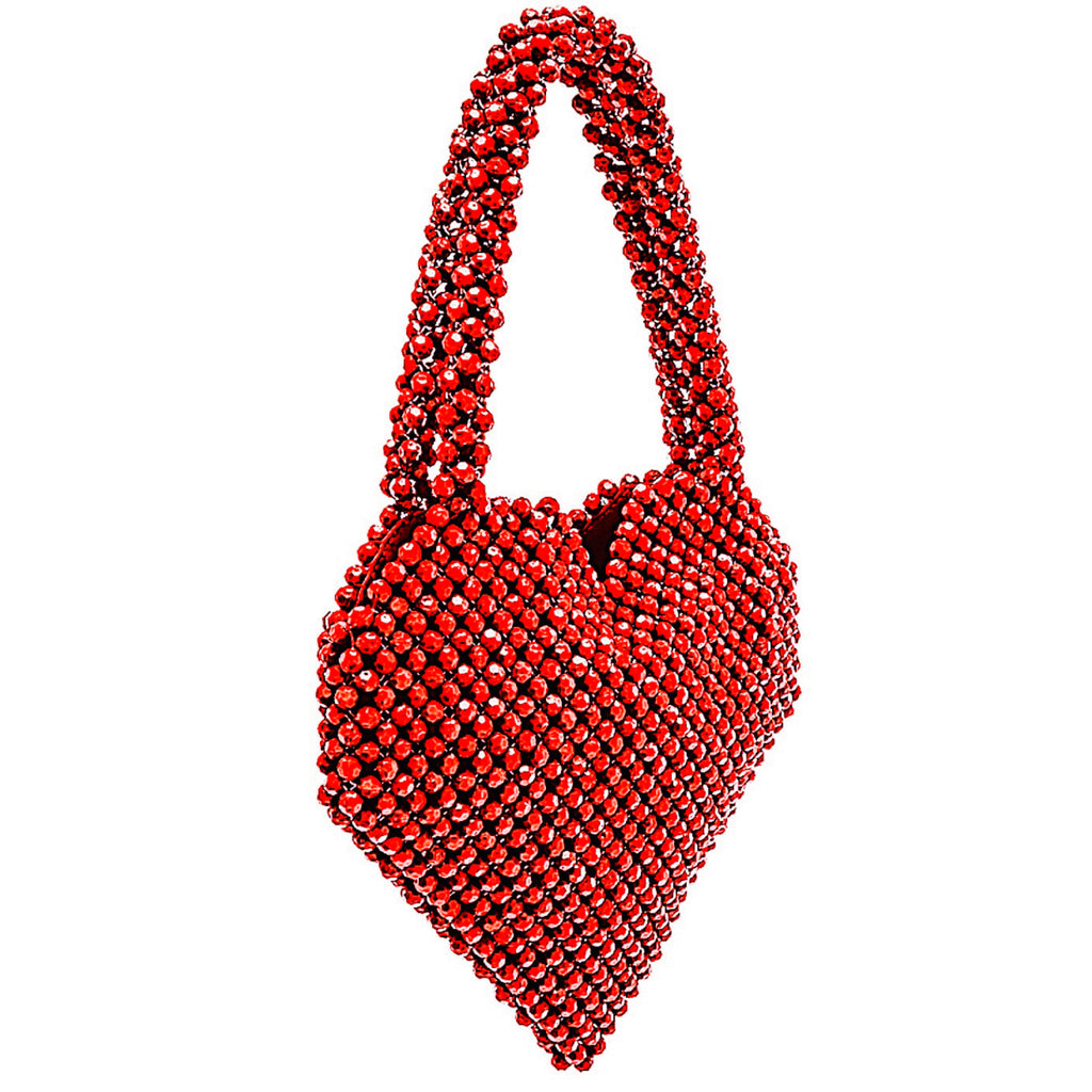 Red Beaded Bag